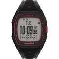 Timex IRONMAN T300 Silicone Strap Watch, Black/Red TW5M47500